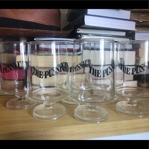 Vintage Pussycat Cocktail Glasses (6)
